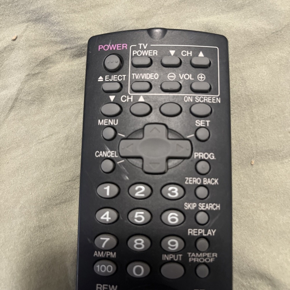 Sharp VCR TV Remote Control  Tested - Picture 2 of 5